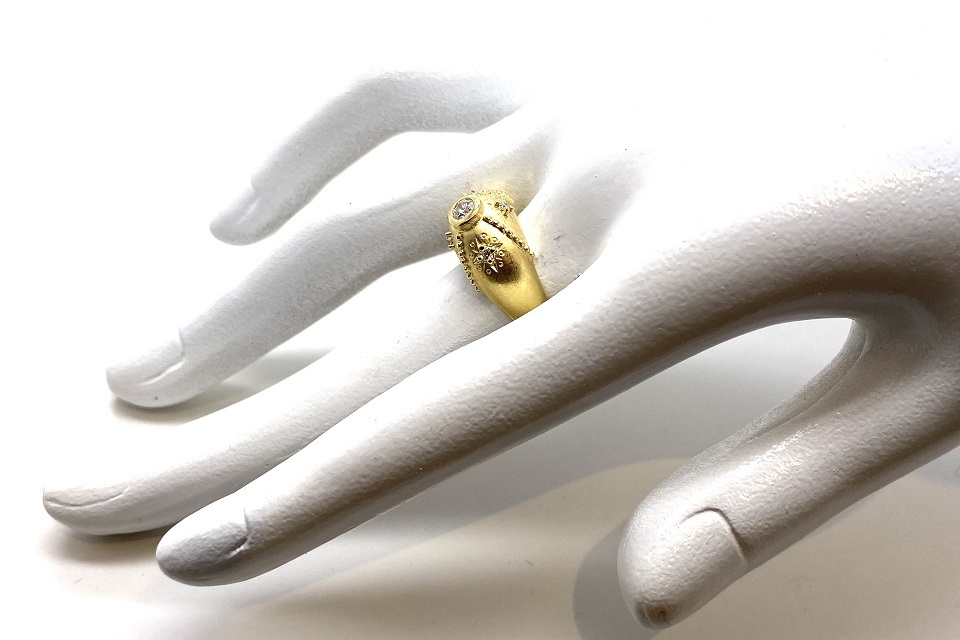 MIKIMOTO[ Mikimoto ] K18 кольцо с бриллиантом NO.48105-B