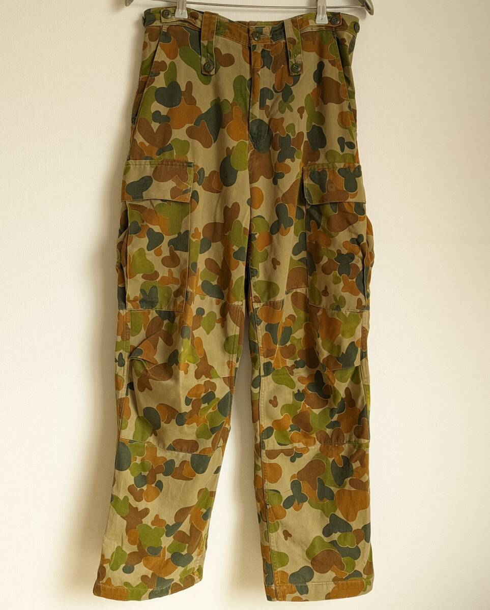  Australia army genuine article the truth thing military pants camouflage pattern camouflage Vintage field pants Vintage old clothes cargo pants rare 