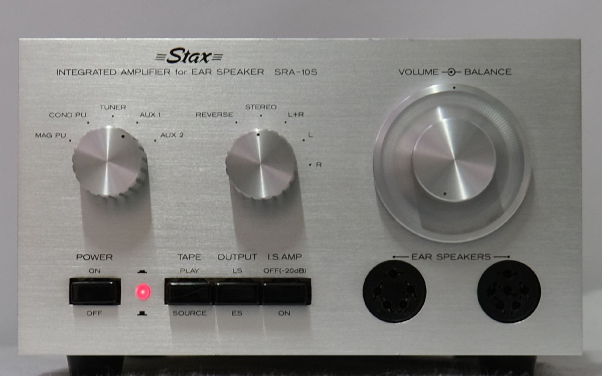 【ジャンク品】◆『STAX　SRA-10S』◆スタックス　SRA-10S　ヘッドホンアンプ　出力確認できず！_画像1