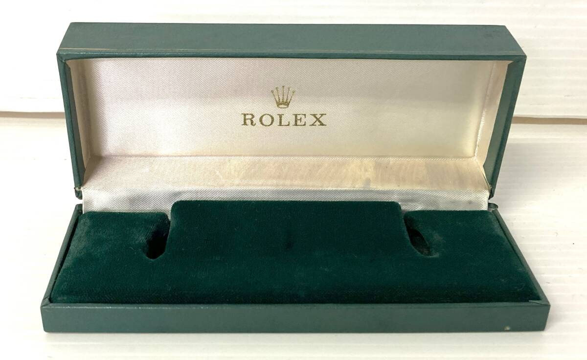 ★☆⑧レア 純正 ROLEX ロレックス　アンティーク 腕時計ケース 外箱シール有 2653 グリーン 緑 箱 BOX 腕時計ケース 箱付き☆★_画像2