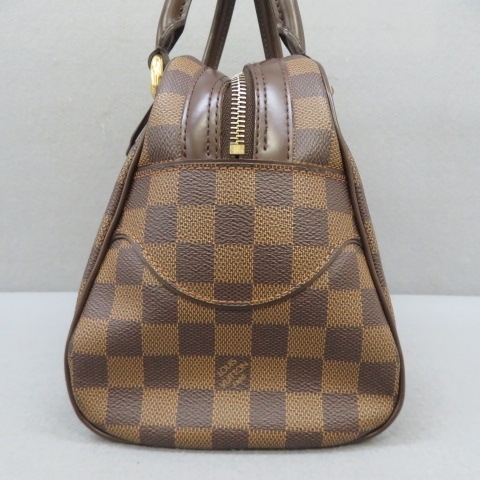 H631★LOUIS VUITTON ルイヴィトン ダミエ ドゥオモ CA1006 鍵付 ボストンバッグ 2/23★A_画像3