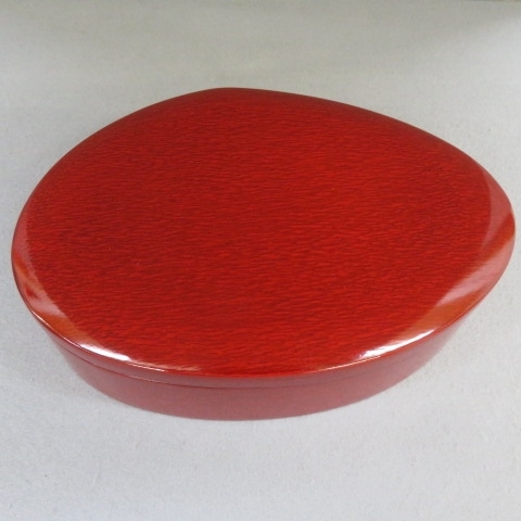 K411*.. lacquer ware after wistaria paint natural tree bulkhead . attaching cover attaching cake box tradition handicraft *A