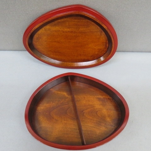 K411*.. lacquer ware after wistaria paint natural tree bulkhead . attaching cover attaching cake box tradition handicraft *A