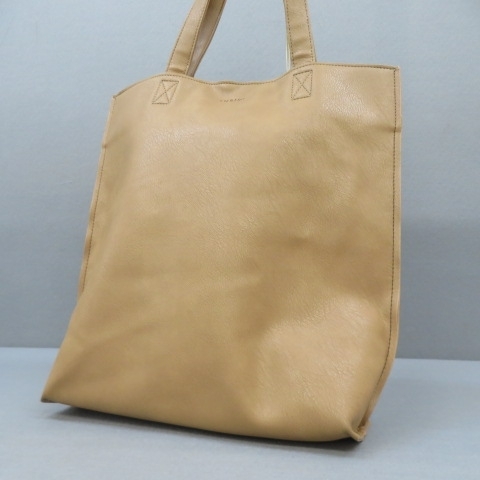 H641*INDIVI Indivi tote bag inside side is lako manner pattern light brown group *A