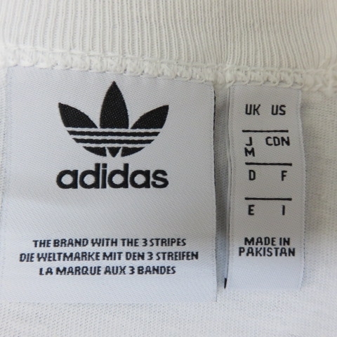 W411* Adidas футболка с длинным рукавом мужской M "теплый" белый 3/21*A