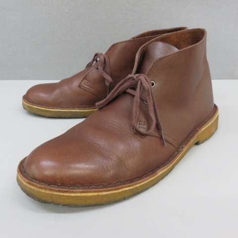 YSS4328★Clarks ORIGINALS/クラークスオリジナルズ Desert Boots デザートブーツ チャッカーブーツ 本革 ブラウン US9★A_画像1