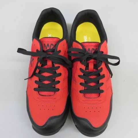 G171* Asics commercial firm TEXCY WXte comb - Works WX-0001 safety shoes red 27.5cm unused 3/25*A