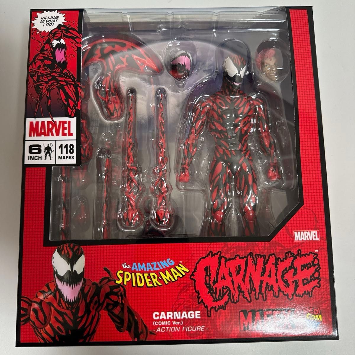 MAFEX No118 CARNAGE COMIC ver.アメイジングスパイダーマン　3つ　セット