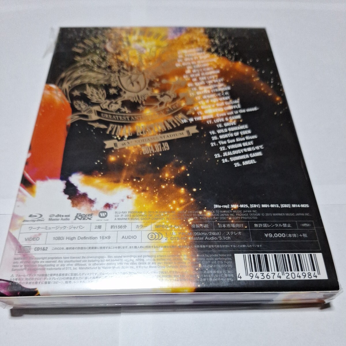 新品未開封　氷室京介　KYOSUKE HIMURO 25th Anniversary TOUR GREATEST ANTHOLOGY-NAKED- FINAL DESTIN_画像2