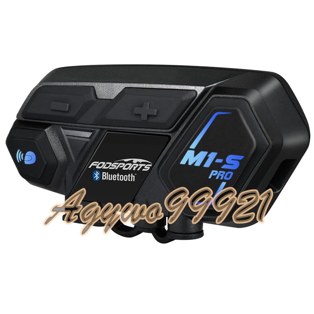 FODSPORTS バイク インカム M1-S 最大８人同時通話 Bluetooth4.1 全二重通信 インターコムYWQ796_画像1