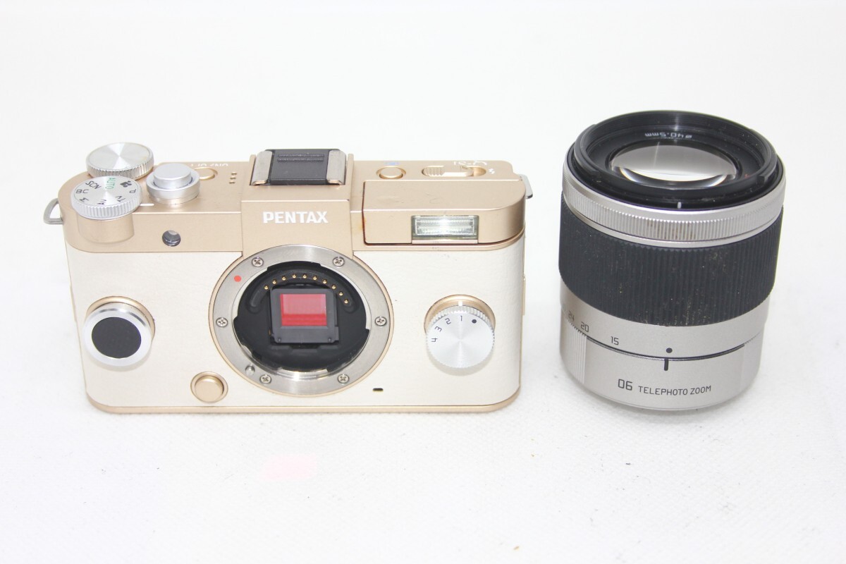 PENTAX mirrorless single-lens Q-S1 lens set Gold #0093-871