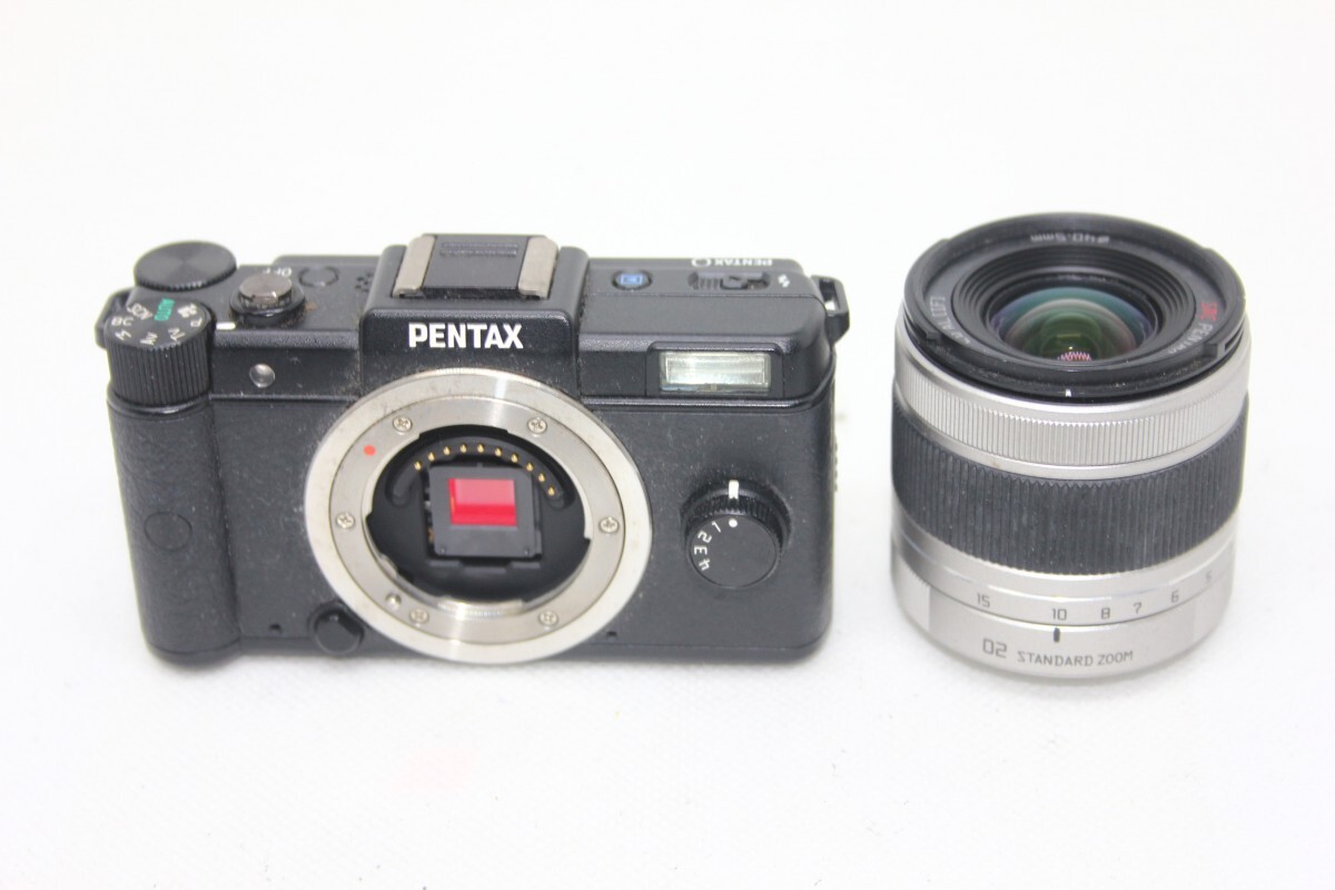 PENTAX ミラーレス一眼 Q レンズセット ブラック #0093-888 PENTAX ミラーレス一眼 Q レンズセット ブラック #0093-888