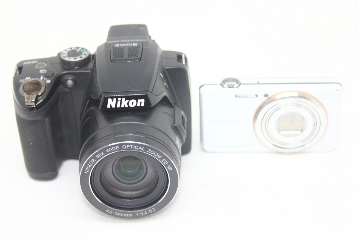 【カメラ2台まとめ売り】Nikon P500・SONY DSC-WX100 #0093-923