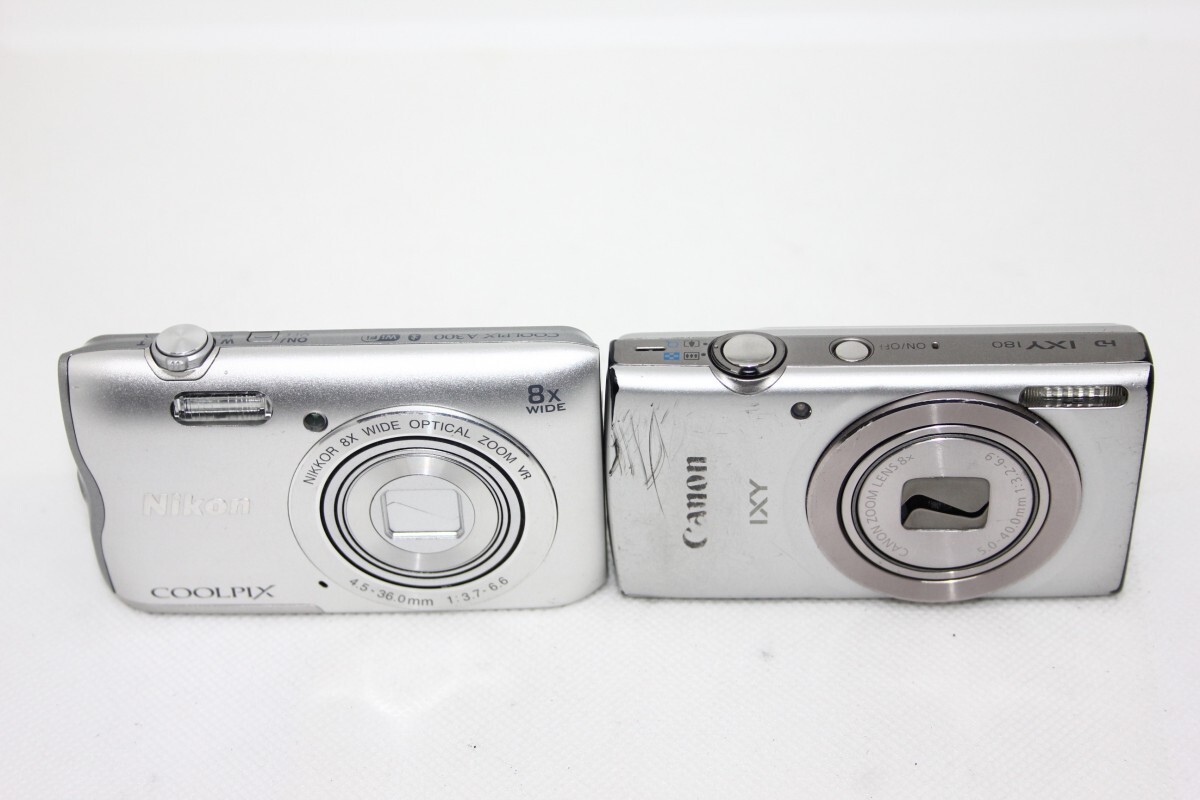 9520円 【カメラ2台まとめ売り】Canon IXY 180・Nikon A300 9520円 【カメラ2台まとめ売り】Canon IXY 180・Nikon A300