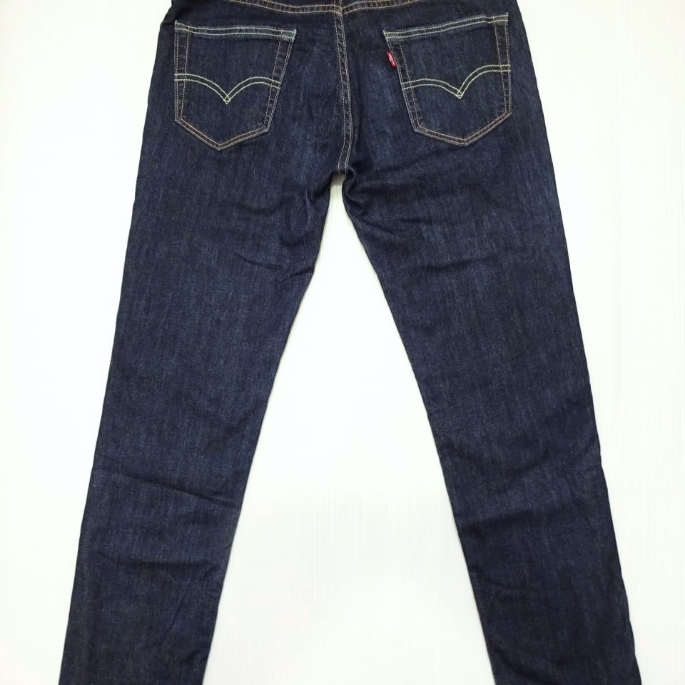 即決★ 送料無★ リーバイス　511　W76cm　スリムデニム　強ストレッチ　レーヨン混　濃藍　Sz.30　Levi's　H063_画像9