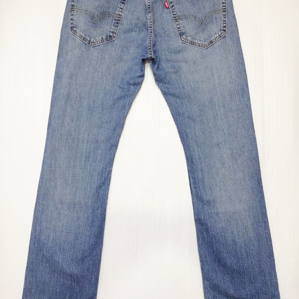 即決★ 送料無★ リーバイス　527　W76cm　ブーツカットデニム　ストレッチ　藍青　Sz.30　Levi's　H075