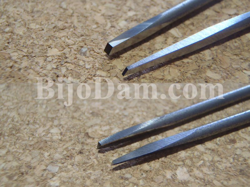 BijoDam all carbide *. carving chisel # one-side cut .L size 1 pcs 