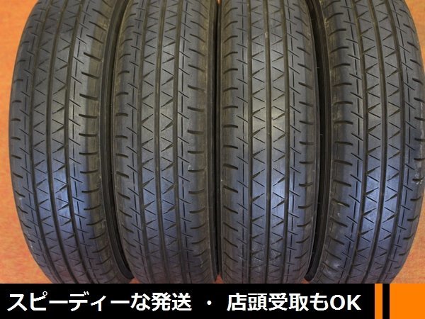 ★☆ 155/80R14 88/86N LT 良品 4本 2023年製 ★☆ YOKOHAMA BluEarth-Van RY55 ブルーアースバン プロボックス ★送料安い 店頭受け取り可_画像1