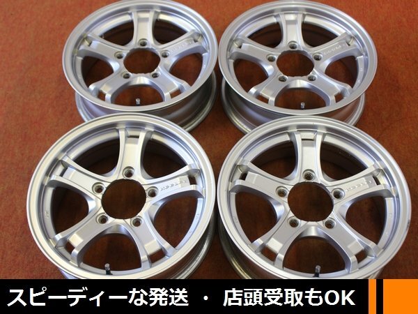 ★☆ Weds KEELER FORCE ★☆ 16×5.5J +19 PCD139.7/5H 4本 ジムニー キーラーフォース ★迅速発送 店頭受け取り対応 長野県の画像1