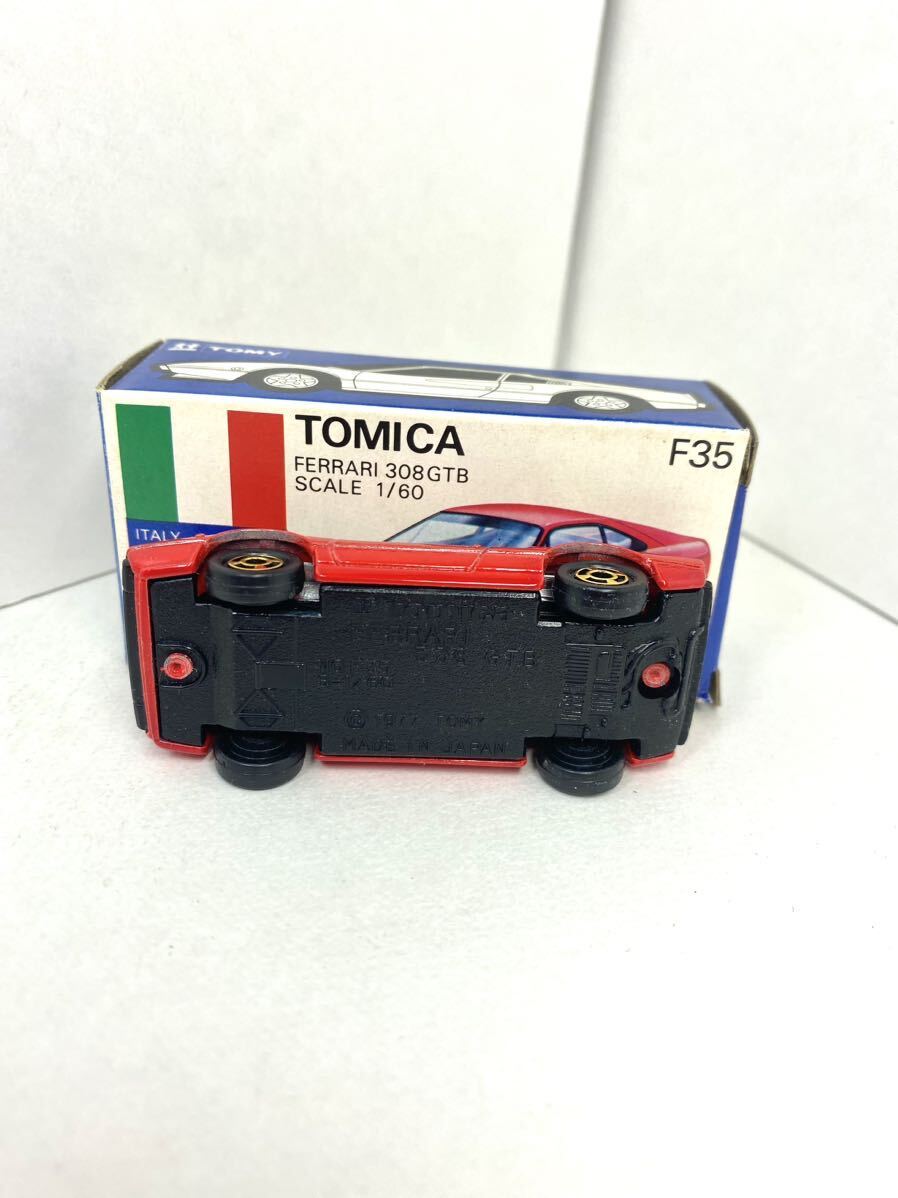 トミカ、日本製、青箱、フェラーリ、３０８ＧＴＢ、模型店在庫、同梱可_画像6