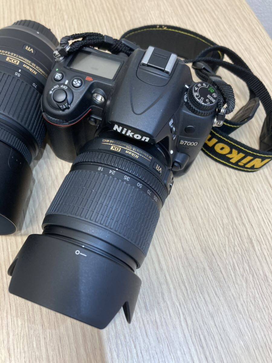 1円〜！Nikon ニコン カメラ ボディ D7000 レンズ AF-55-300㎜ 35㎜ 1:1.8 おまとめ出品_画像2