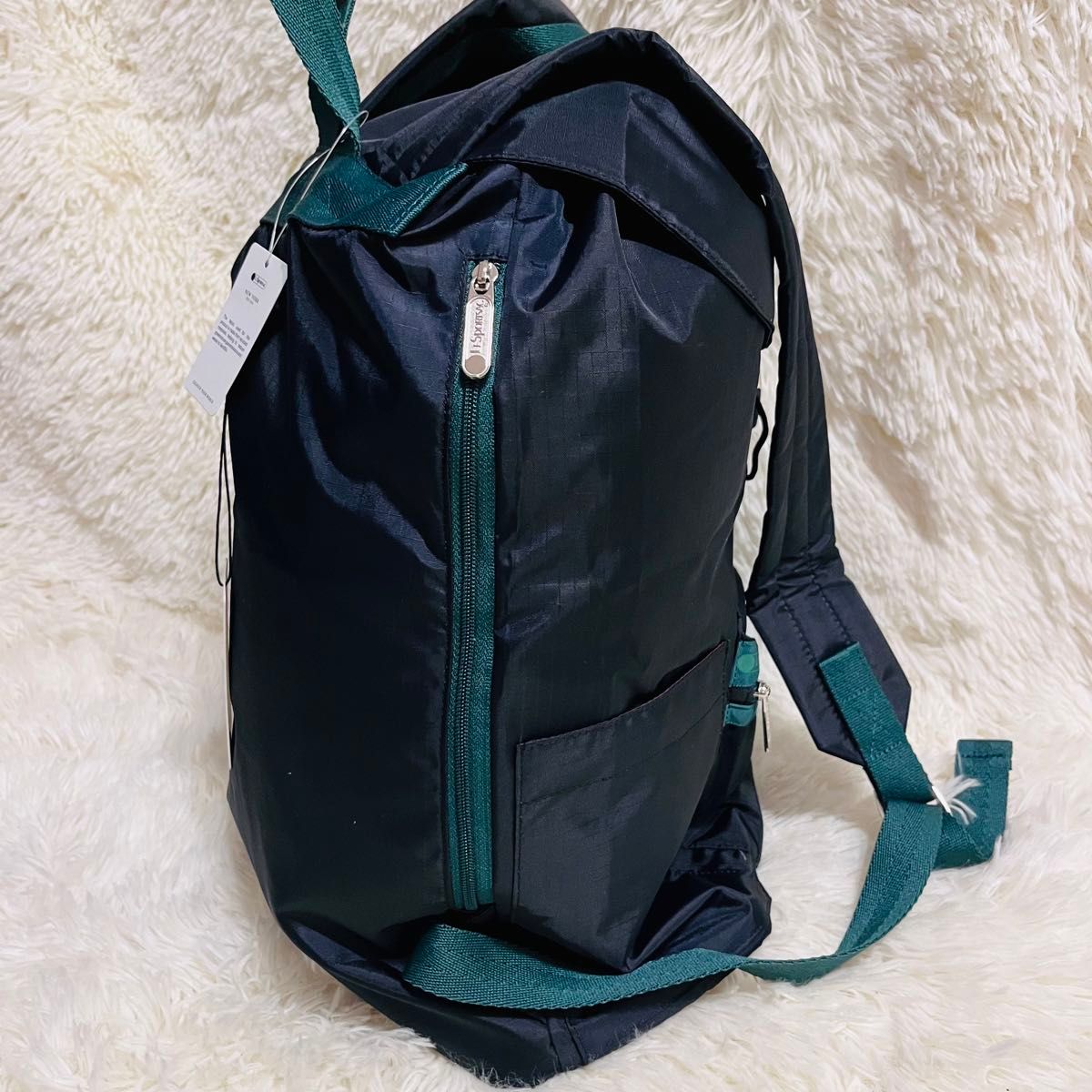 神崎恵さん限定コラボ品 レスポートサック リュック ネイビー 神崎恵さん限定コラボ品 レスポートサック リュック ネイビー