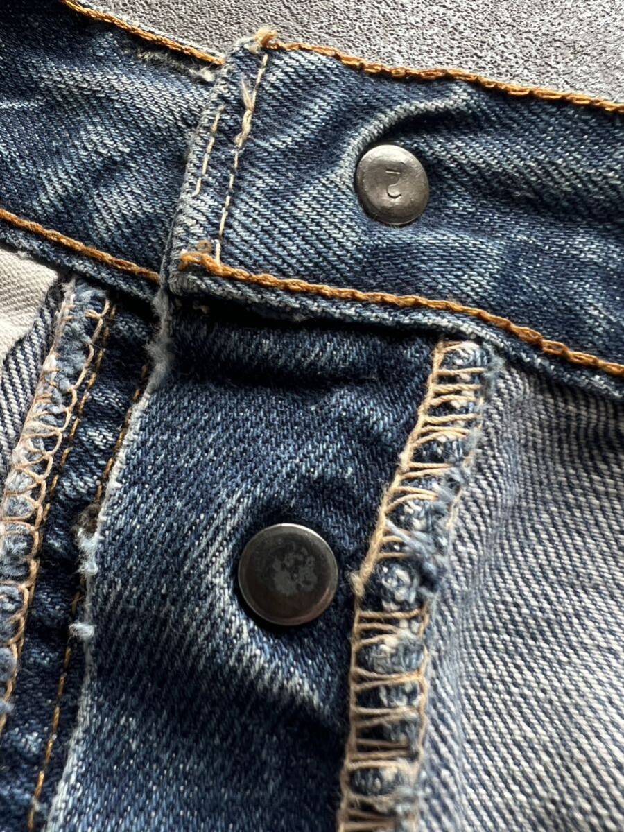 60s LEVIS 501 BIGE（ビッグE）Sタイプ後期神サイズW80cm希少ボタン裏刻印2ヴィンテージ ビンテージオリジナル66前期後期ダブルネームxx_画像7