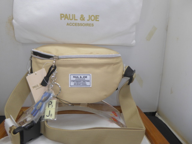  cheap . new goods PAUL & JOE ACCESSOIRES ( paul (pole) & Joe accessory sowa) belt bag badge tag attaching 