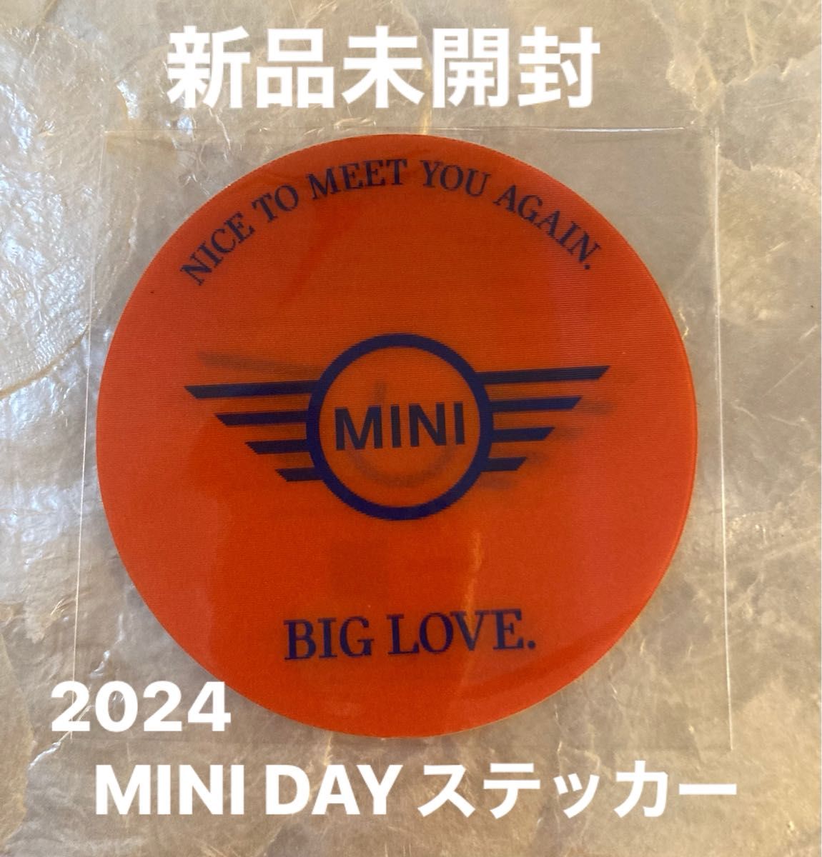 ☆未使用☆ 2024MINI Day ステッカー＆ミニ オリジナルマウスパッド