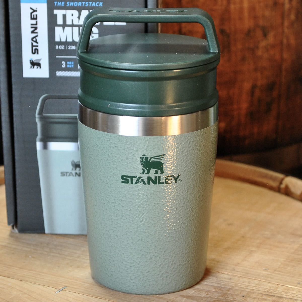 スタンレーSTANLEY真空マグ0.23L【グリーン】正規品 完全密閉型 保冷保温 真空断熱 サーモマグ アウトドア キャンプ BBQ ギフト_画像1