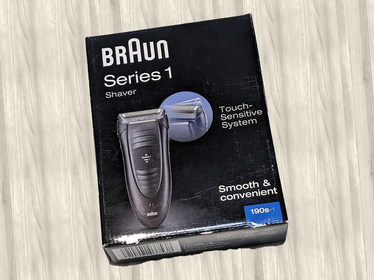 【新品未使用】 ブラウン Braun メンズ電気シェーバー シリーズ1 190s-1 水洗い可_画像1