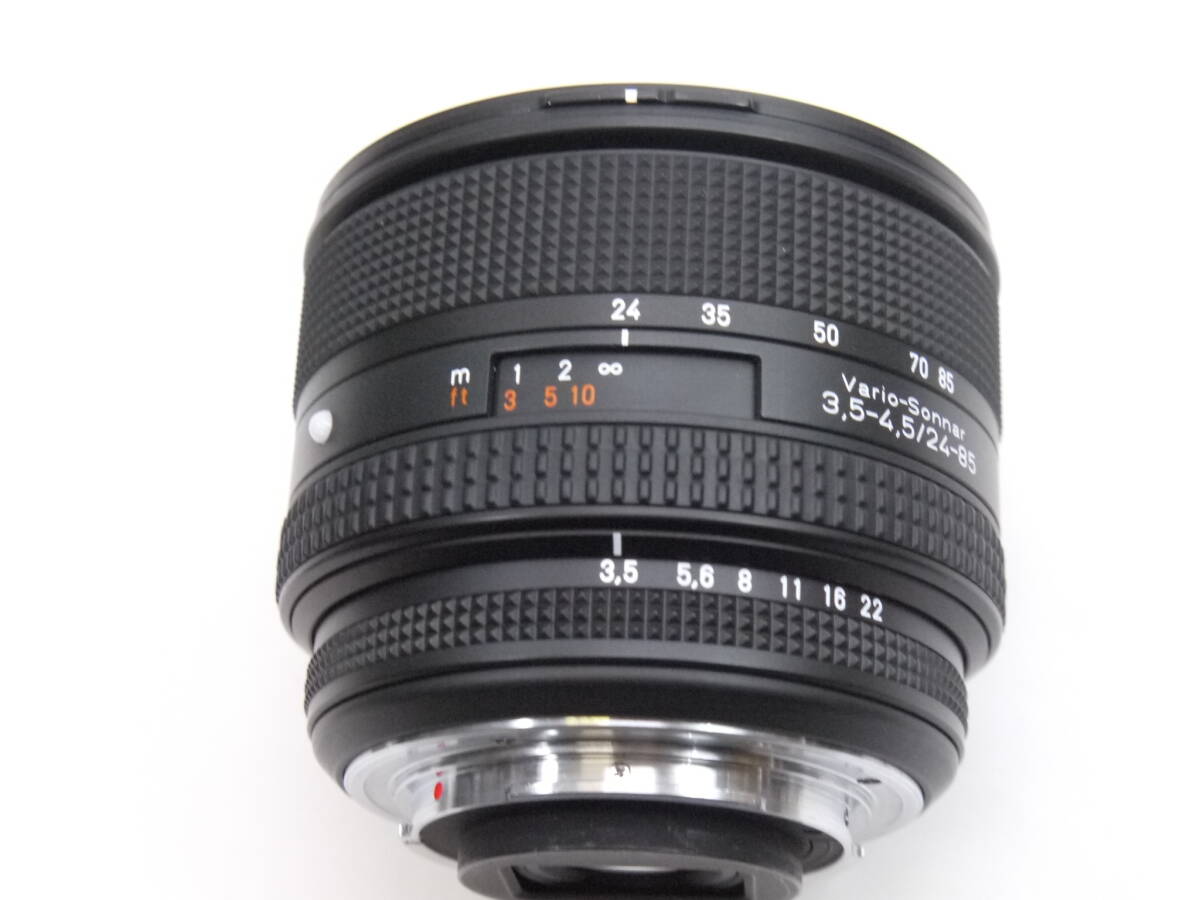 【外観美品】◎CONTAX コンタックス Carl Zeiss Vario-Sonnar 24-85mm F3.5-4.5 T* Nマウント ジャンク品扱い_画像5