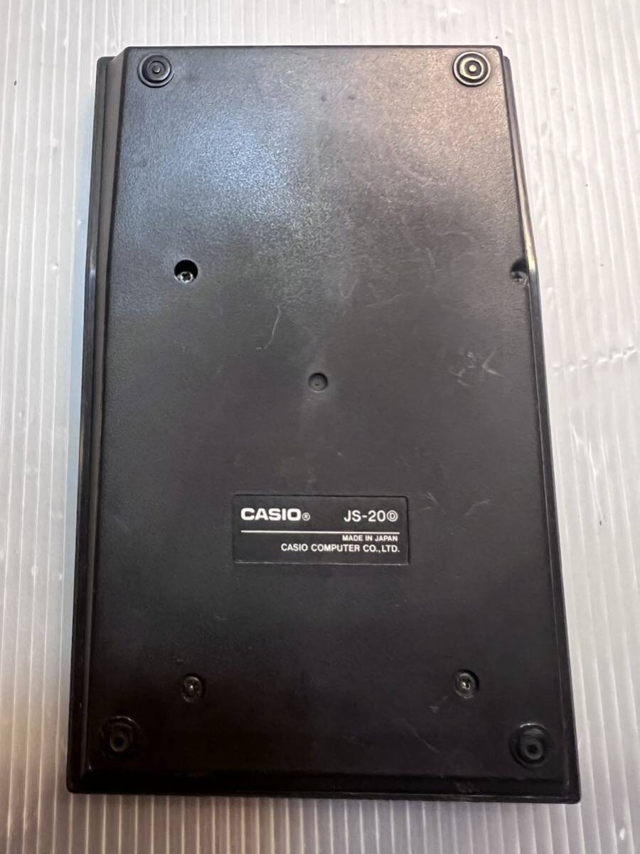 [ rare ] CASIO Casio calculator JS-20 12 column solar made in Japan retro 