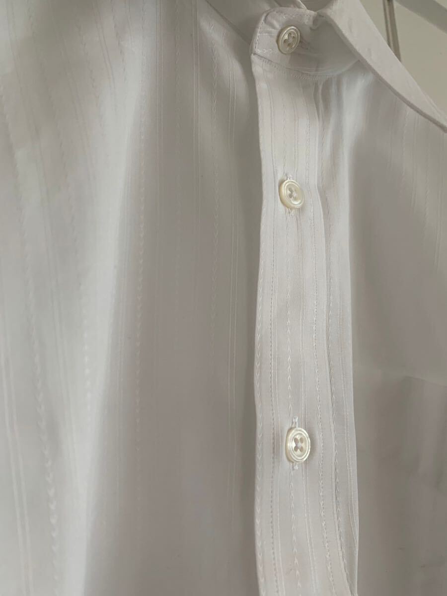 Christian Dior クリスチャンディオール Yシャツ 白 メンズL相当1_画像6