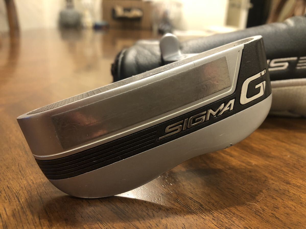 PING ピン ◆ SIGMA G ◆ B60 ◆ 33インチ ◆ 黒ドット ◆ オリジナルスチール ◆ グリップ新品（PP60） ◆ HDカバー付 ◆ 美品中古の画像2