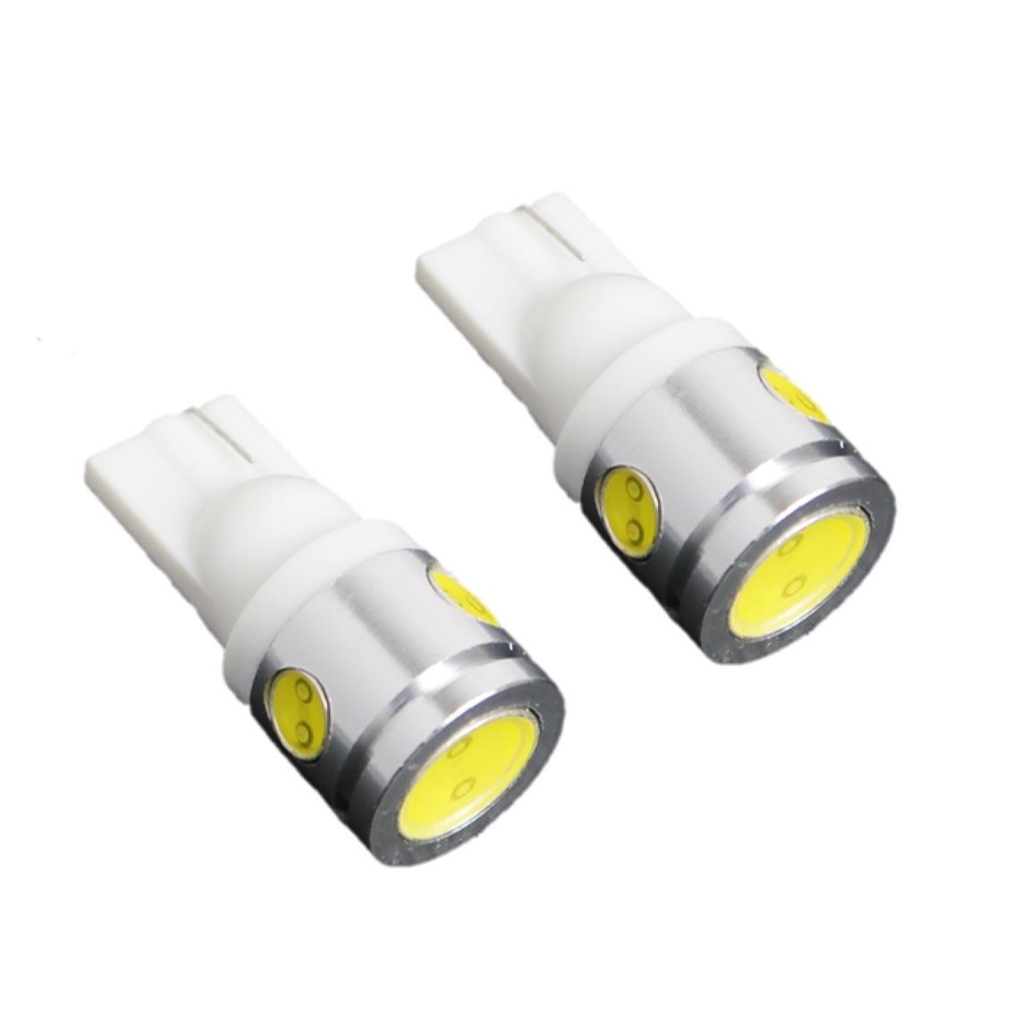 T10 T16 兼用 LED バルブ ホワイト 白 2個セット 12V 2.5W ポジション バックランプ ナンバー灯 ルームランプ ウェッジ / 146-62x2 NG*