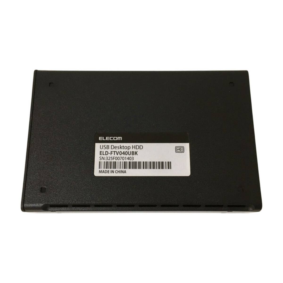 ★現状品★ELECOM エレコム USB外付けハードディスク 4TB HDD ELD-FTV040UBK_画像5