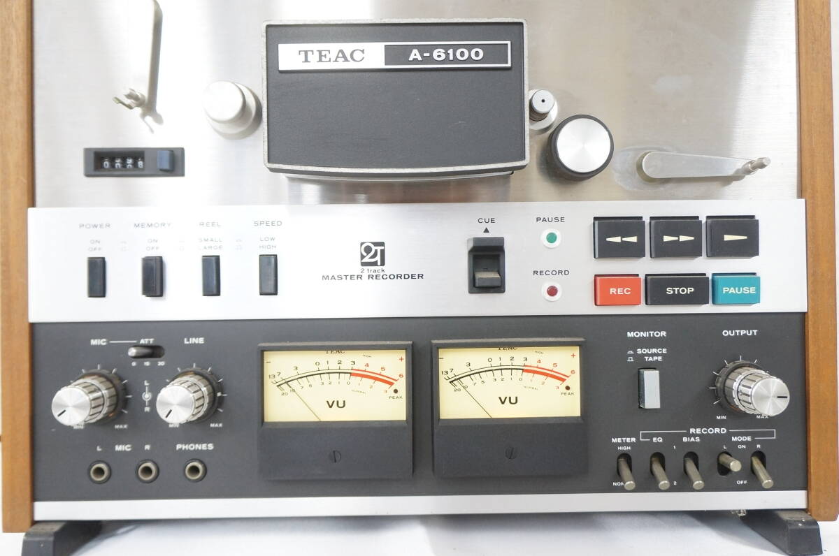 ⑥ TEAC ティアック A-6100 オープンリールデッキ オーディオ機器 音響機器 2203081421_画像2
