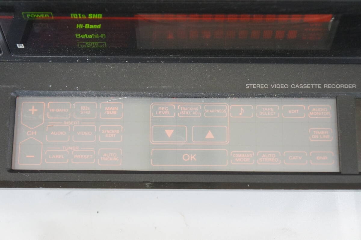 ⑱ SONY ソニー SL-2100 Betamax ベータマックス ビデオカセットレコーダー 2203191421の画像4