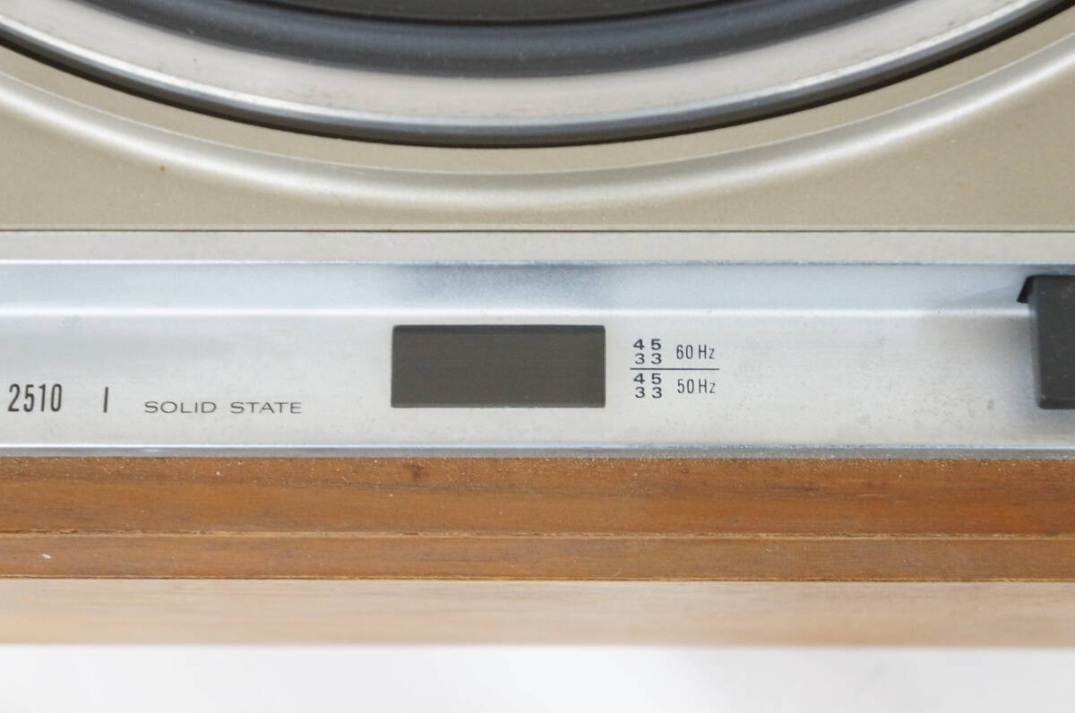 [33] SONY ソニー PS‐2510 レコードプレーヤー ターンテーブル 2203191421_画像2