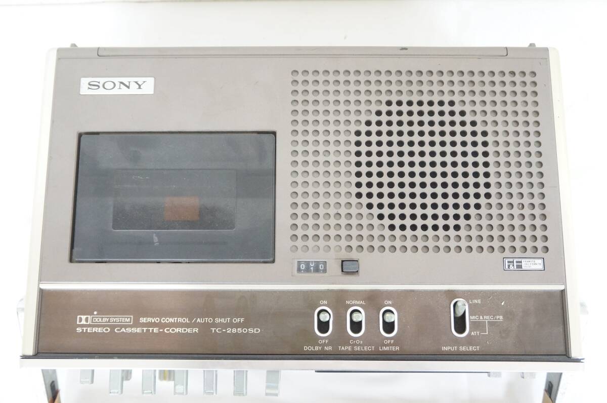 [34] SONY ソニー TC-2850SD カセットコーダー カセットデッキ 2203191021_画像2