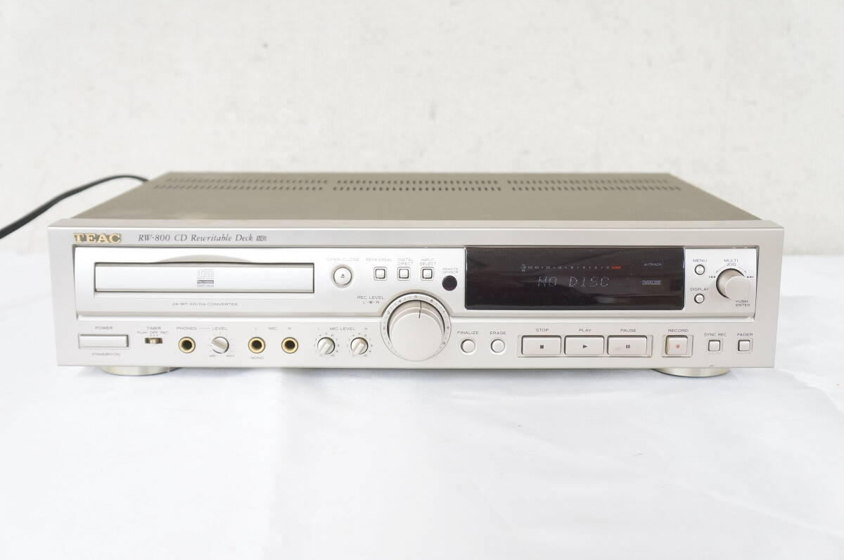 [43] TEAC ティアック RW-800 CDレコーダー 2203191021_画像1