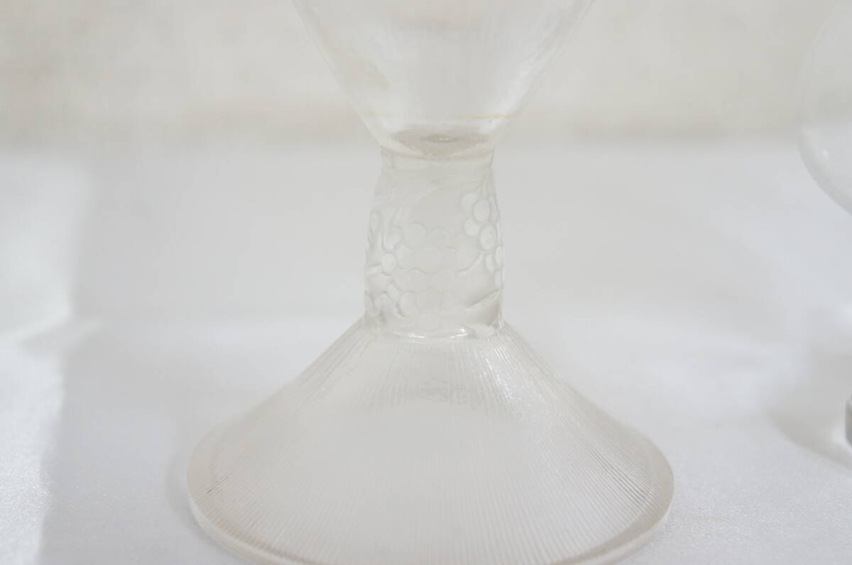 ⑤ LALIQUE ルネ・ラリック 他 グラス 2点セット 食器 5903198021_画像2