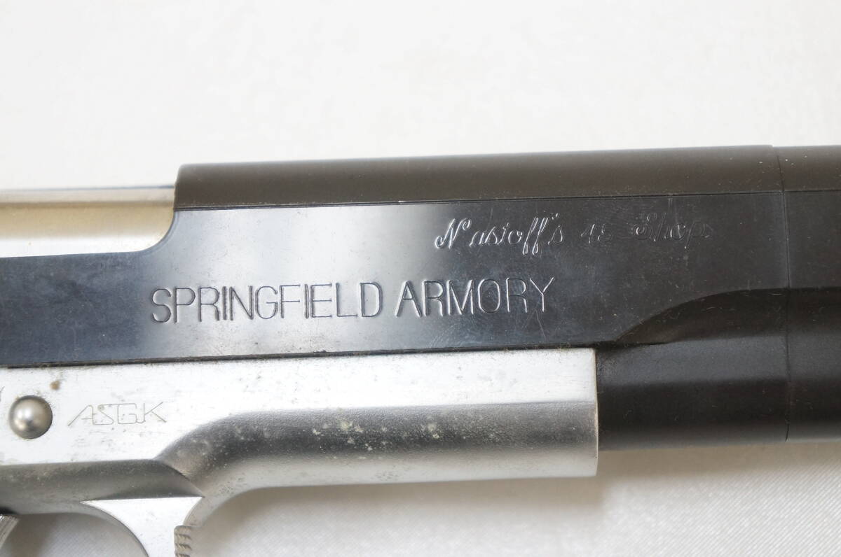 SPRINGFIELD ARMORY スプリングフィールド・アーモリー 1911-A1 CAL.38 SUPER ガスガン ASGK刻印有 2203286011_画像4