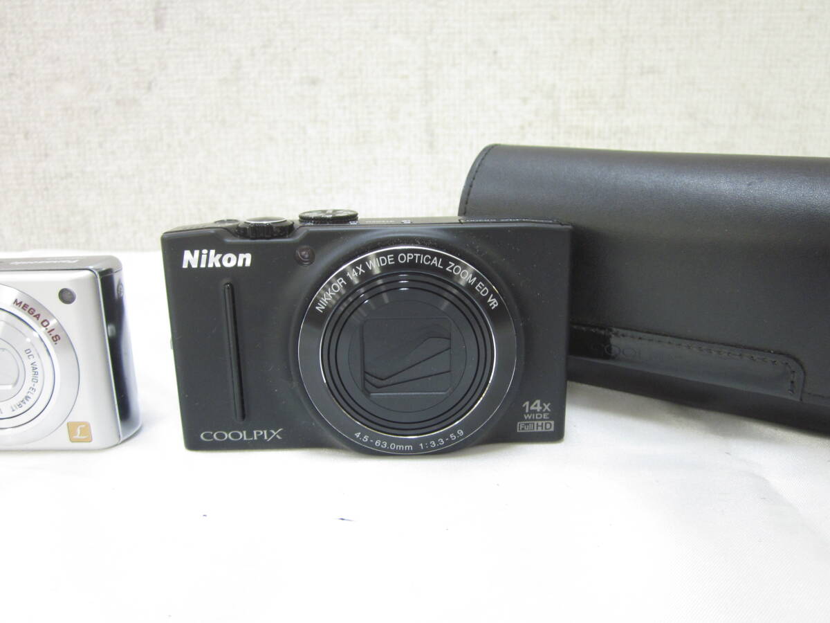 ② Panasonic パナソニック LUMIX DMC-FX9 Nikon S8200 デジカメ 2点セット 7002226011_画像2