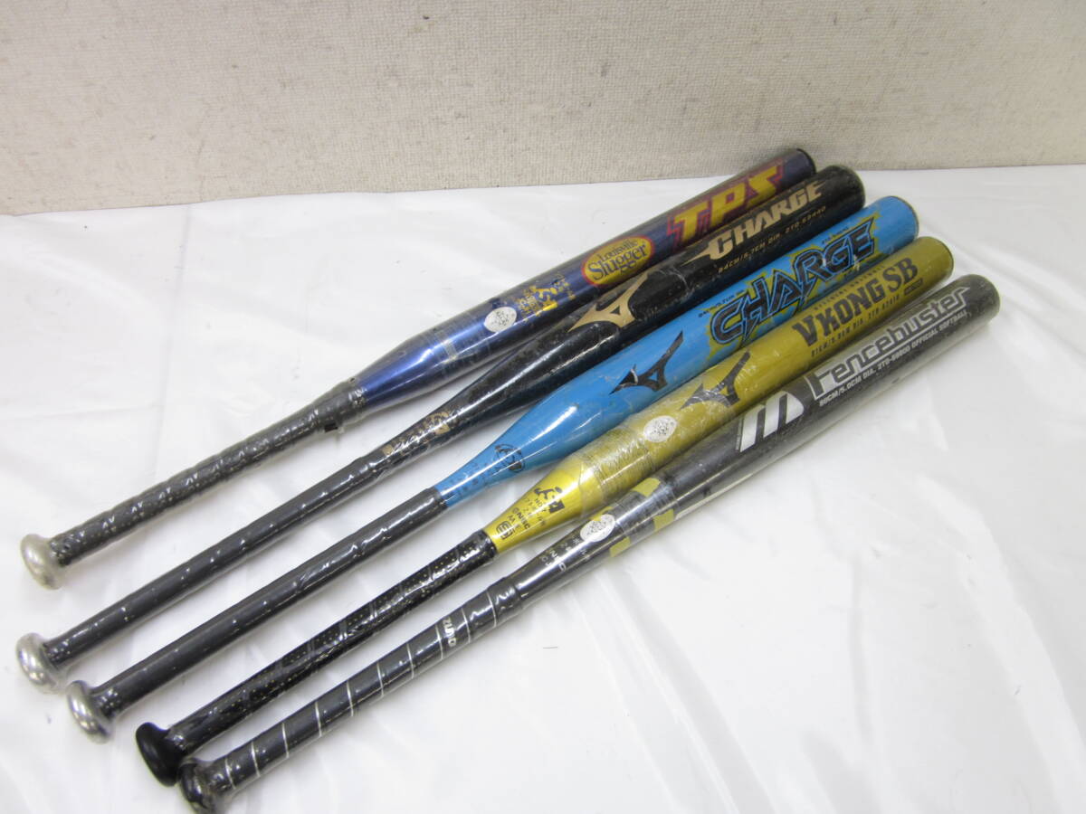 ⑥ Louisville Slugger 2号 ミズノ ソフトボール用バット 62410/69800 3号 53840/53440 等 5本 在庫品 まとめてセット 7002281411_画像1