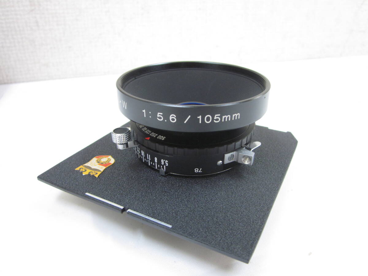 ② FUJI フジ FUJINON W 1:5.6 105mm WISTA レンズ ケース付き 0603156011_画像4