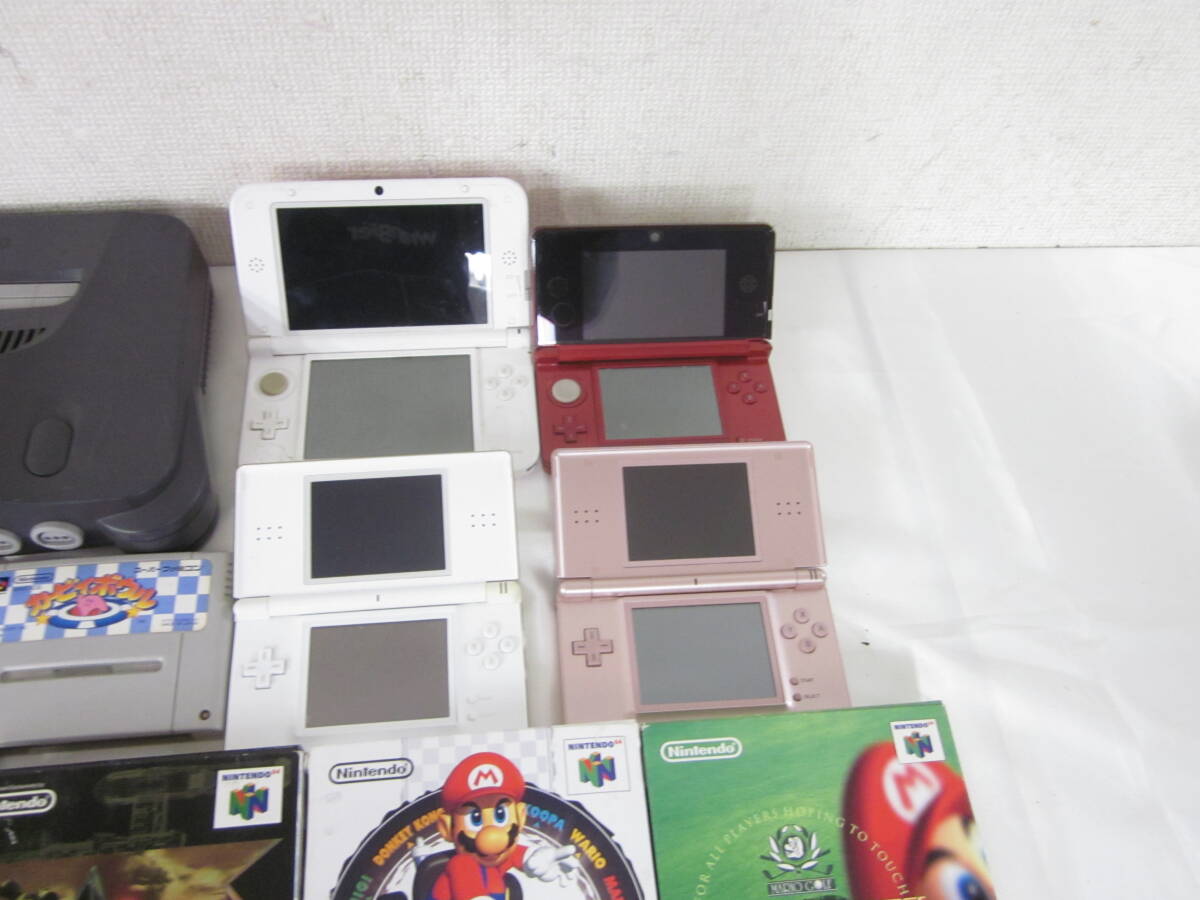 任天堂 ニンテンドー64 DS 3DS 本体 64/スーファミ ソフト 旧約 女神転生/クロノトリガー/マリオカート 等 まとめてセット 2203281021の画像2