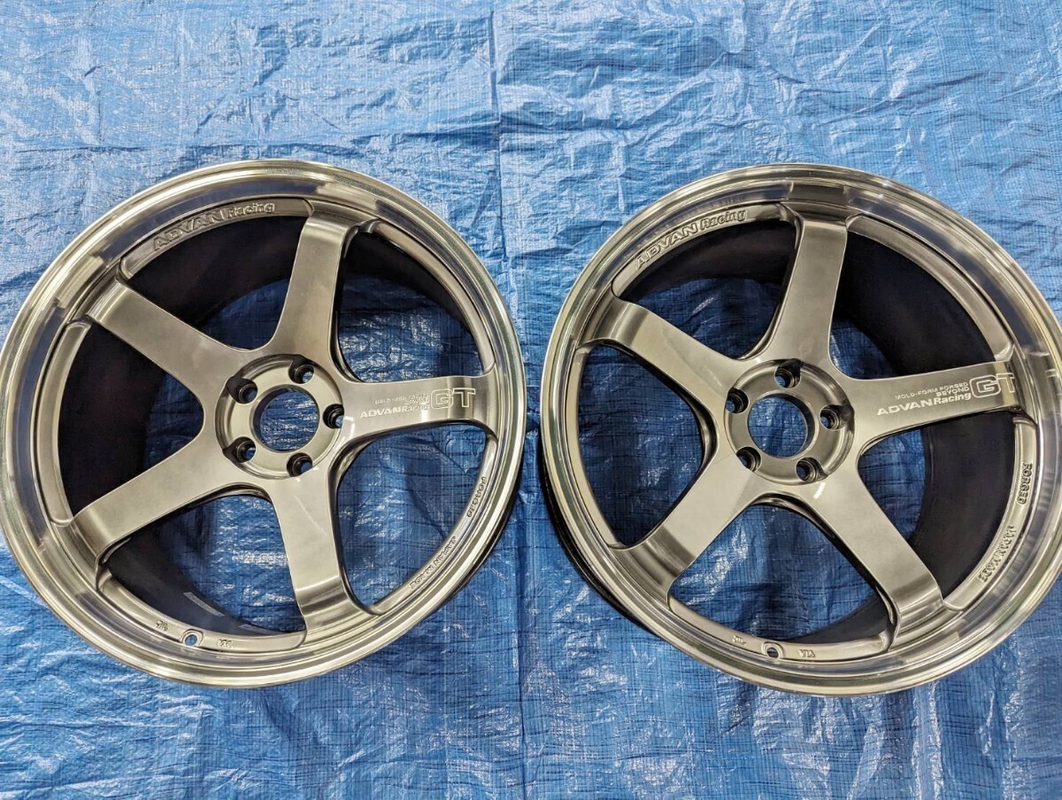 (中古)ADVAN RACING GT BEYOND 20x10.5J 5/114 +24 MHB 2本_画像1