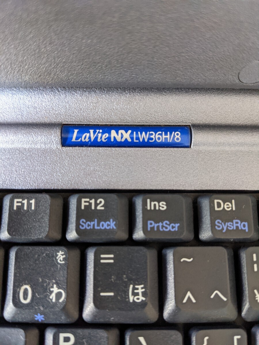 １円スタート■ジャンク品■ノートPC■ NEC「Lavie NX W36H/8」■本体のみ■修理部品用■秘密のデータがあるかも…の画像2